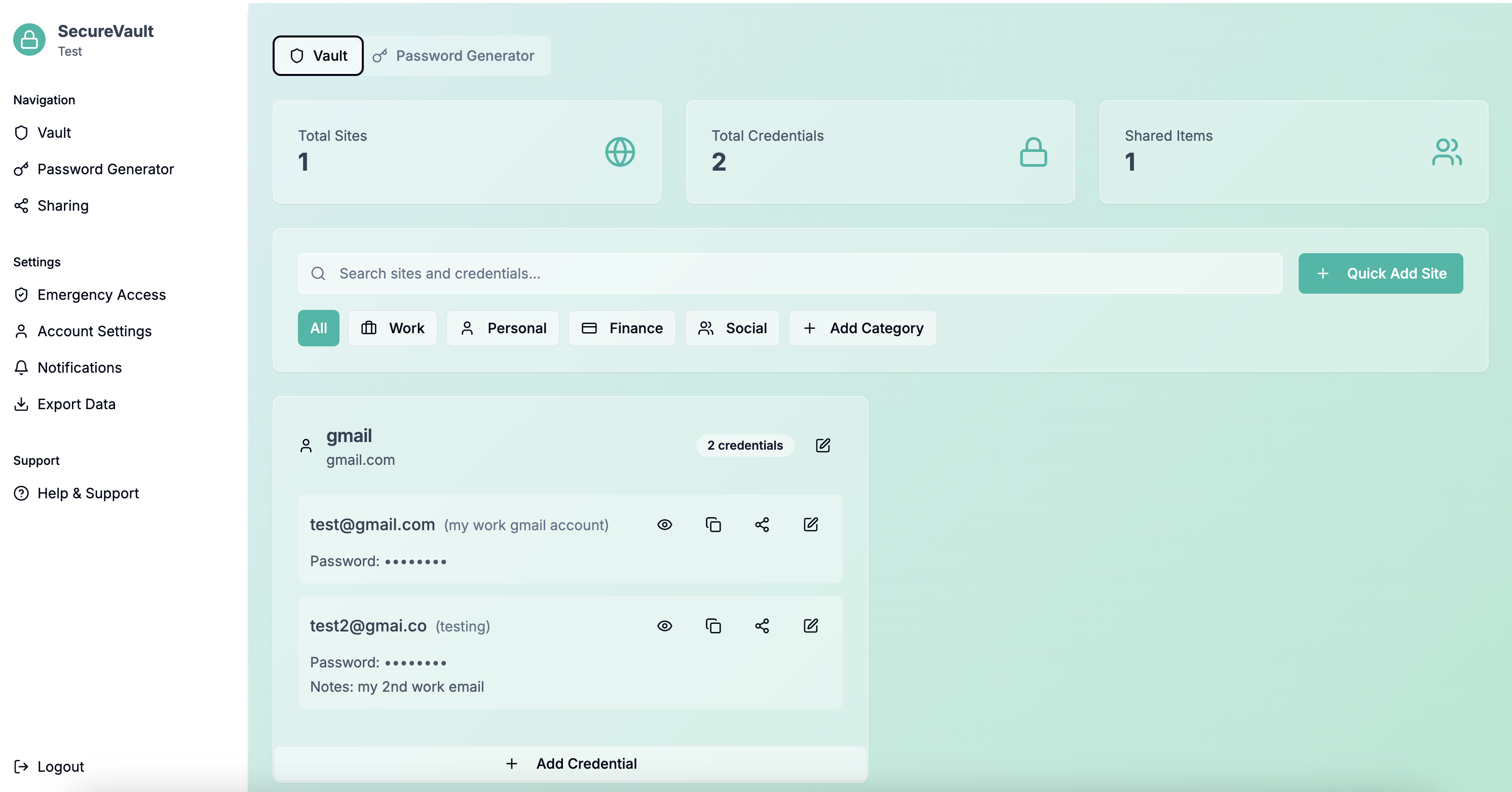 0KVault Features